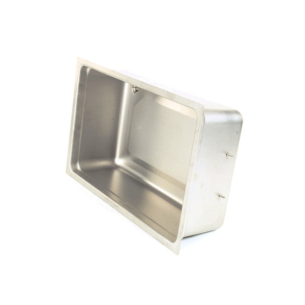 Randell RP PAN0005 Pan W/Drain & Female Spout 12" X 20" Stainless Steel