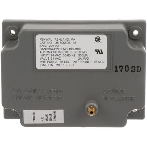 Hobart 354447-00001 Ignition Control Module 5 1/4" X 3 3/4" 24V