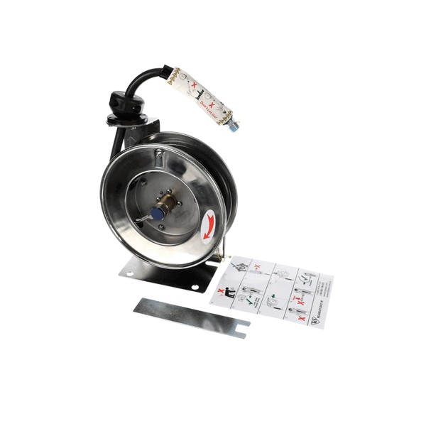 T&S Brass B-7102 Hose Reel Open 3/8"ID X 12' Stainless Steel