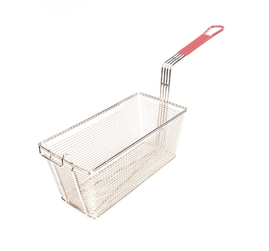 Vulcan Hart 00-499223-00001 Fryer Twin Size Basket 13-1/4"L X 6-5/8" W X 6" H Coated Handle