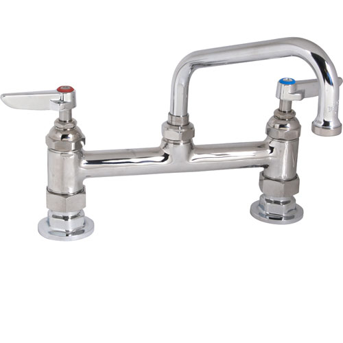 T&S Brass B0222M 8" Deck Faucet, 6" Spt,Leadfree