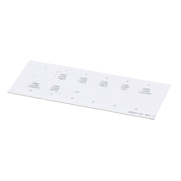 Pitco A6097102 Right Hand Label Finish SSH60W